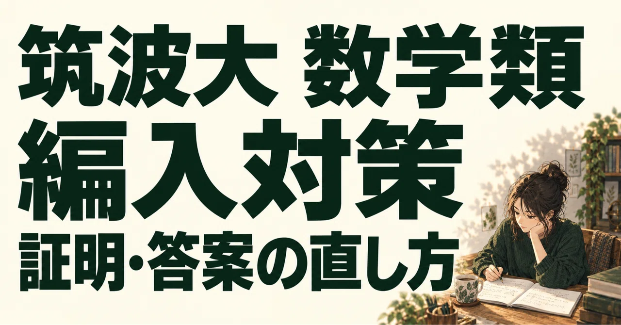 Transfer Preparation for the University of Tsukuba, College of ...