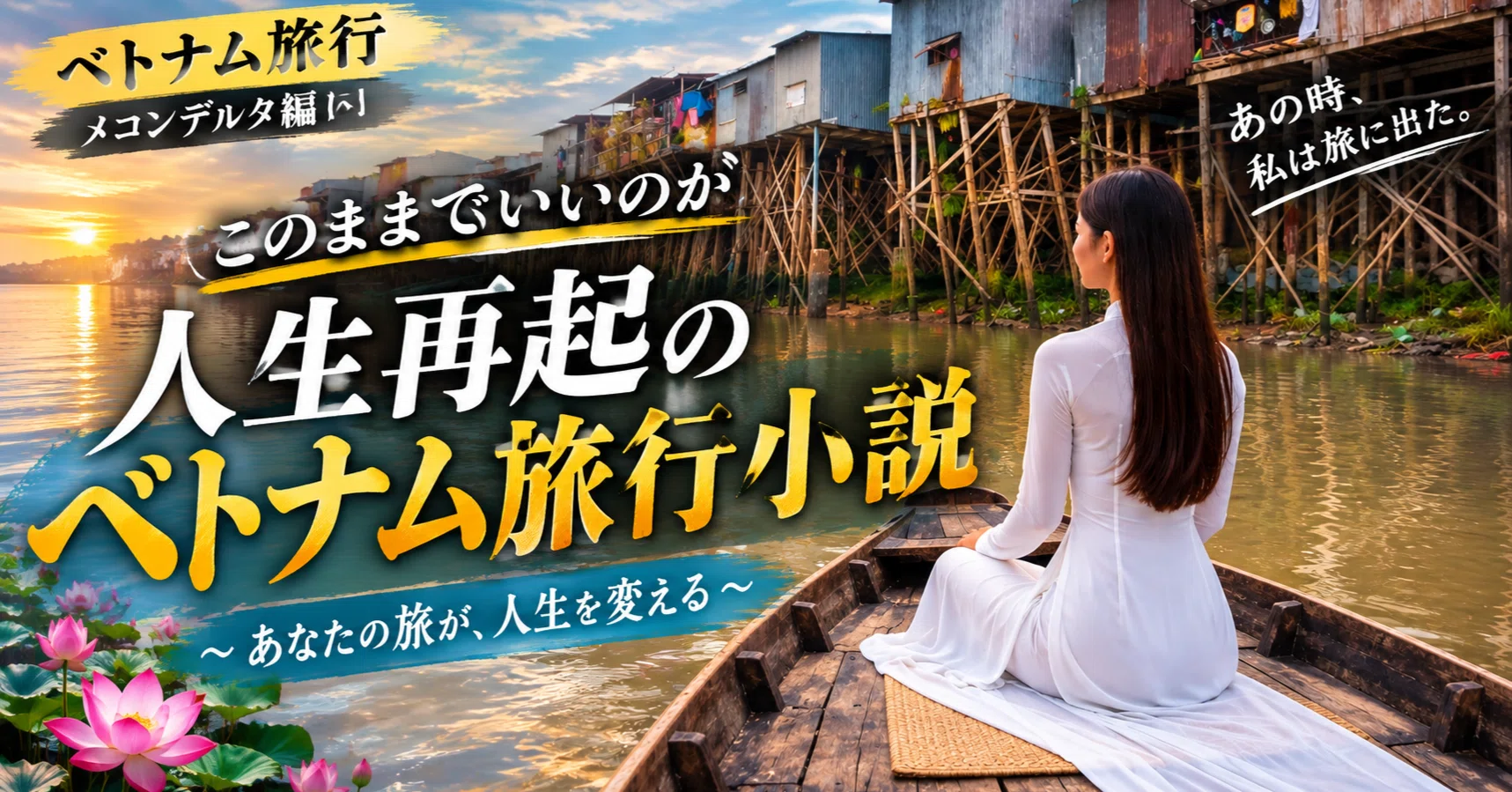ベトナム｜チャウドック｜ハウ川水上ツアー｜水と共に生きる世界へ