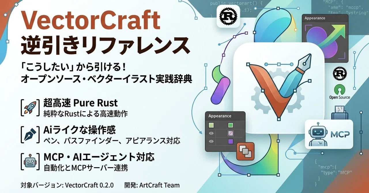 VectorCraft Reverse Lookup Reference｜platypus2000jp