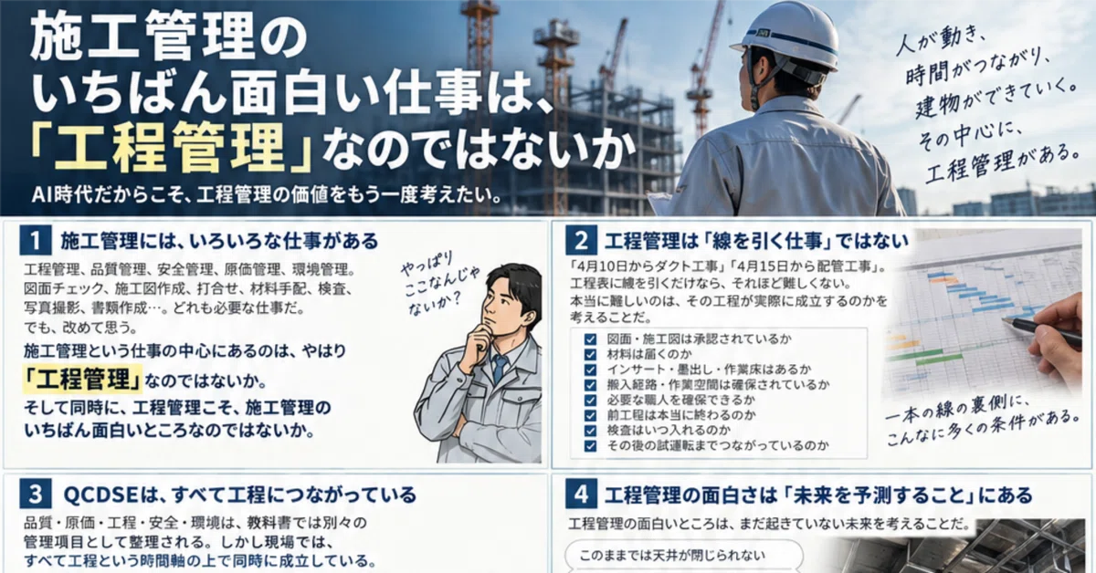Isn't the most interesting part of construction management 'schedule ...