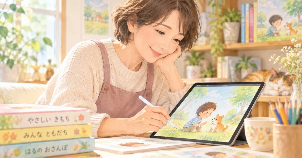 In my 50s, I created a picture book using AI while working as a garbage ...