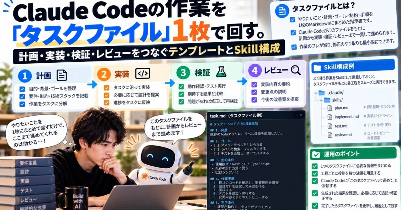 Managing Claude Code workflows with a single 'Task File': A template ...