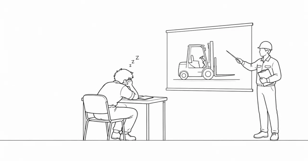 The Story of Going to Get My Forklift License｜なかやま ひろかず