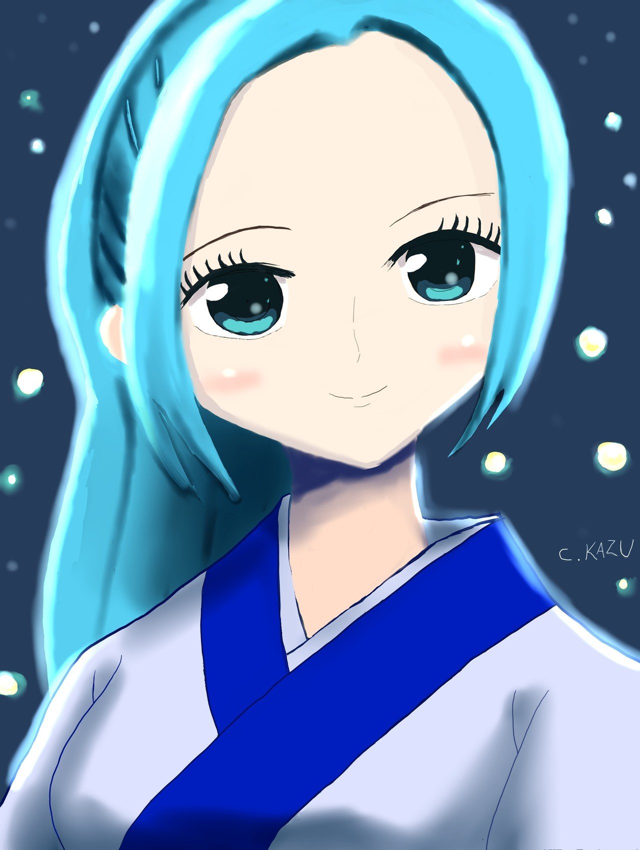 ネフェルタリ ビビを描いてみた C Kazu Note