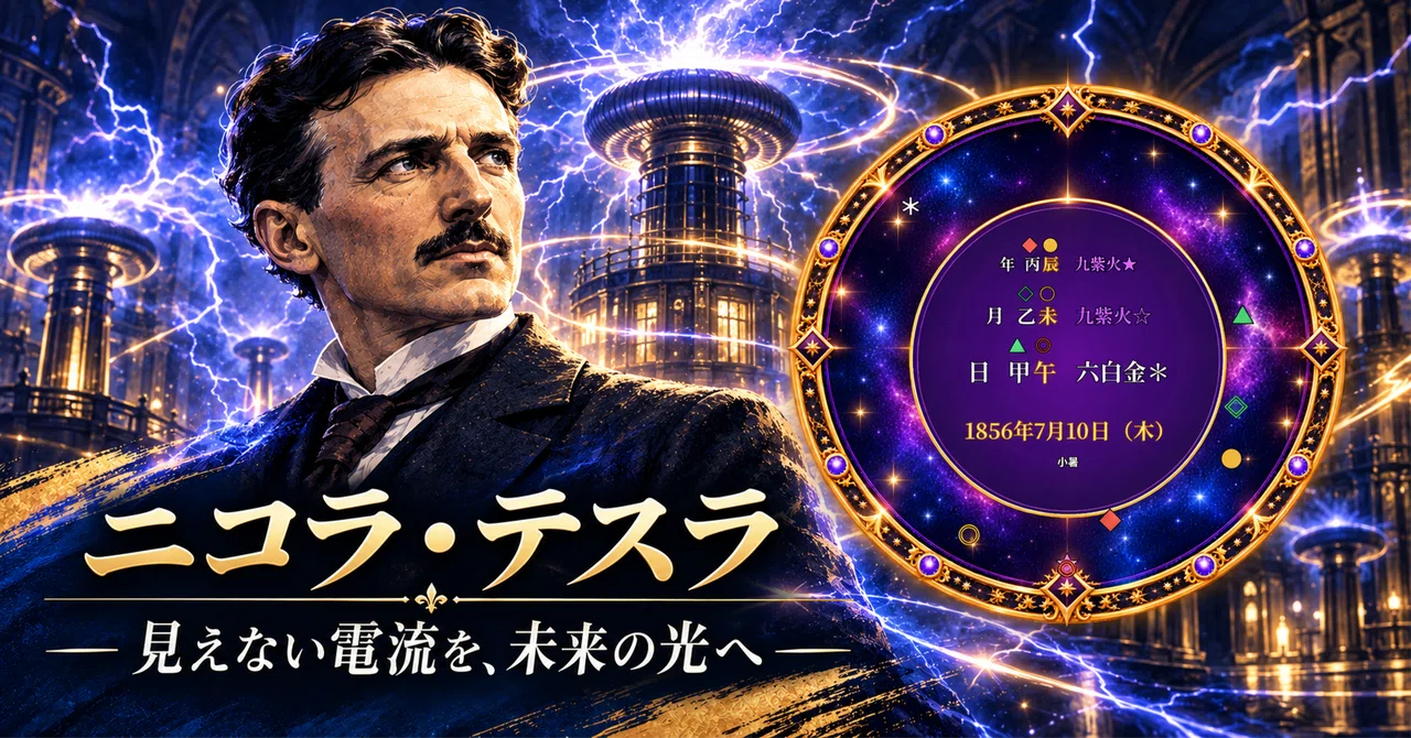 ニコラ・テスラを占う｜「見えない電流を、未来の光へ」｜GoldenFortune