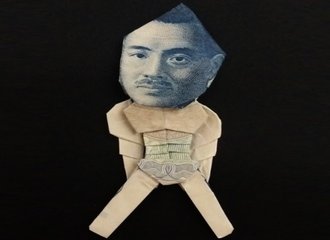 牛乳パックお札折り紙の折り方 Youtube1分動画 お札折り紙作家 ピロ Note
