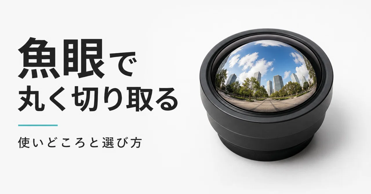 Capturing the world in a circle with a fisheye lens. Where to use it ...