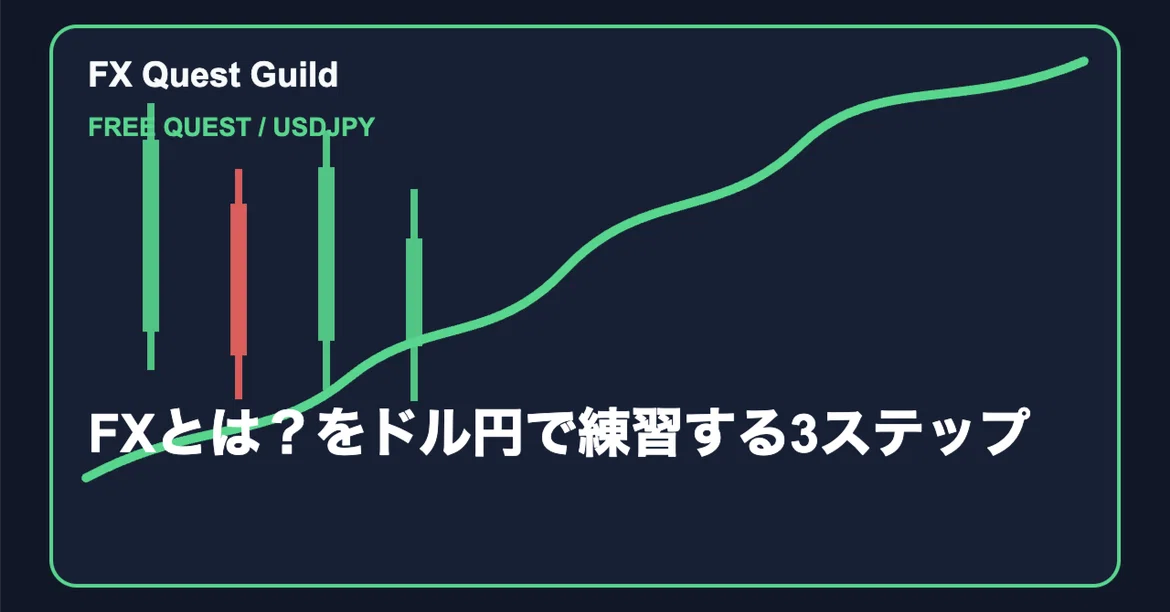 Free Access: 3 Steps to Practice 'What is FX?' Using USD/JPY｜Ao
