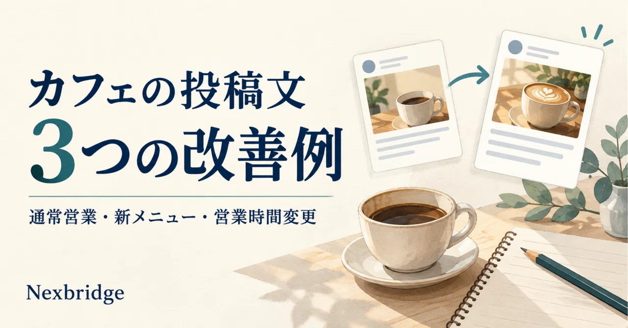 How to rewrite 'We are open today' for a cafe: 3 improvement examples ...
