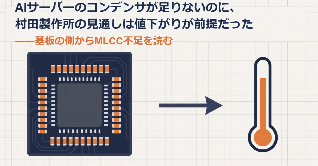 AI servers are short on capacitors, yet Murata Manufacturing's outlook ...