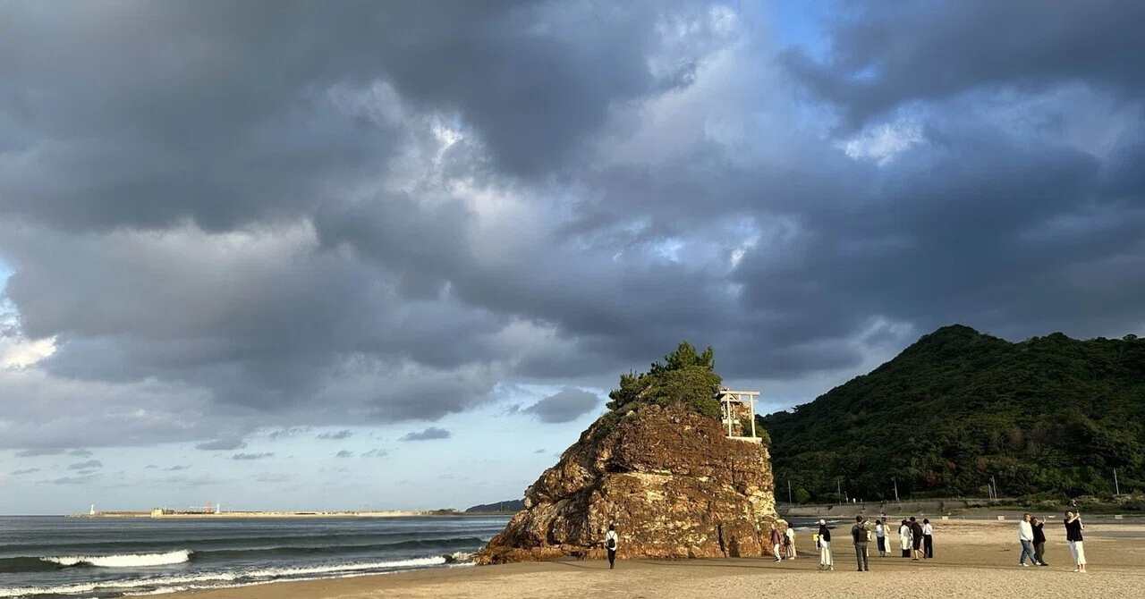 島根旅4日目【出雲】①稲佐の浜〜出雲大社参拝〜素鵞社へ｜Fumika