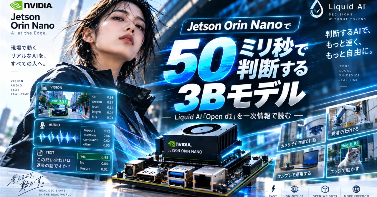 A 3B model that makes decisions in 50ms on a Jetson Orin Nano: Reading ...