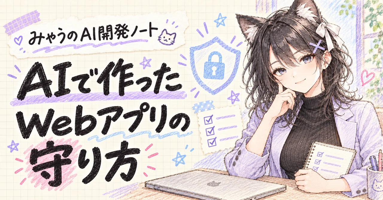 How to Protect Web Apps Built with AI｜みゃう