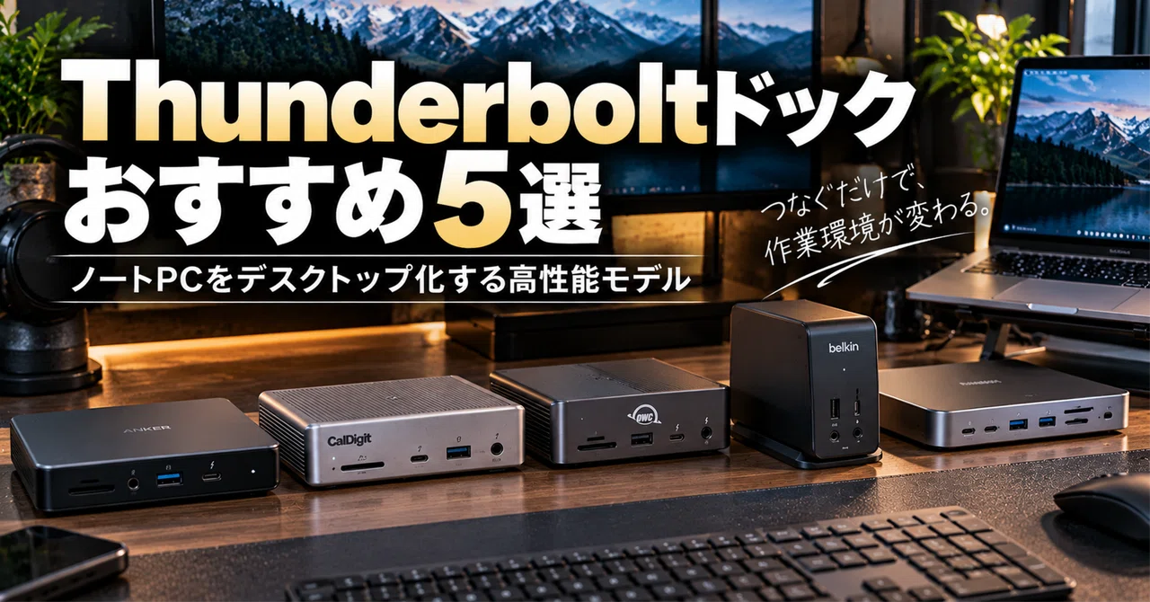 Top 5 Thunderbolt Dock Recommendations | High-Performance Models to ...