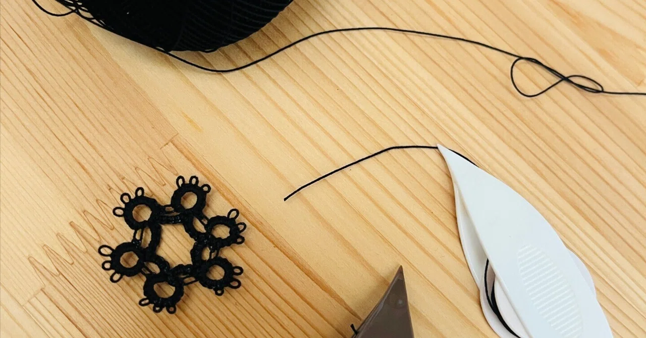 Tatting Lace Diamond Doily Completed & Solo Reflection｜natsumi