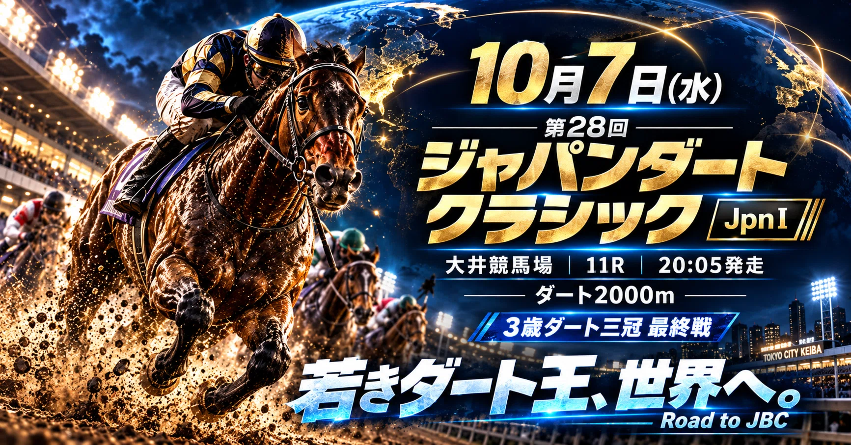 ジャパンダートクラシック2026結果】シルバーレシオ豪脚V！ワンダー