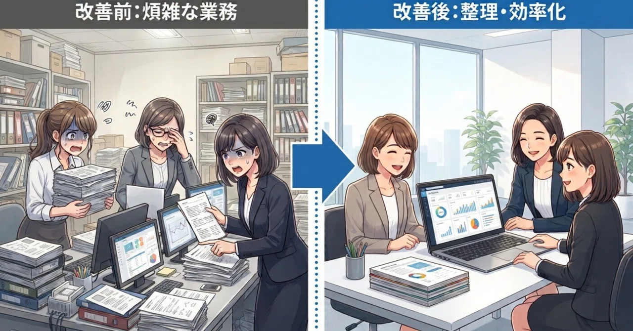 導入事例①：複数システムの統合とEOS自動化で、月2,000件の手作業を削減。現場と二人三脚で挑んだシステム刷新プロジェクト