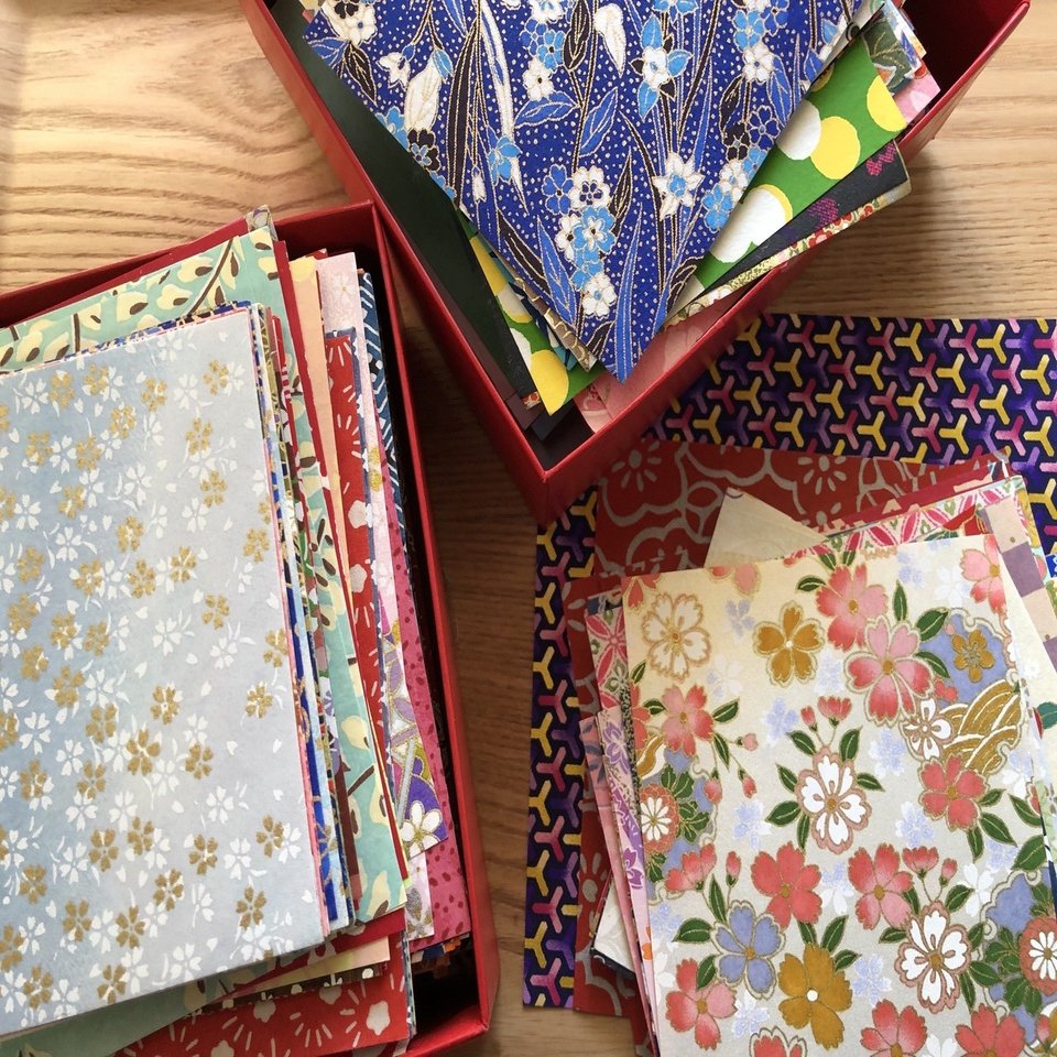 好きなこと集結させたら千代紙人形になった｜am