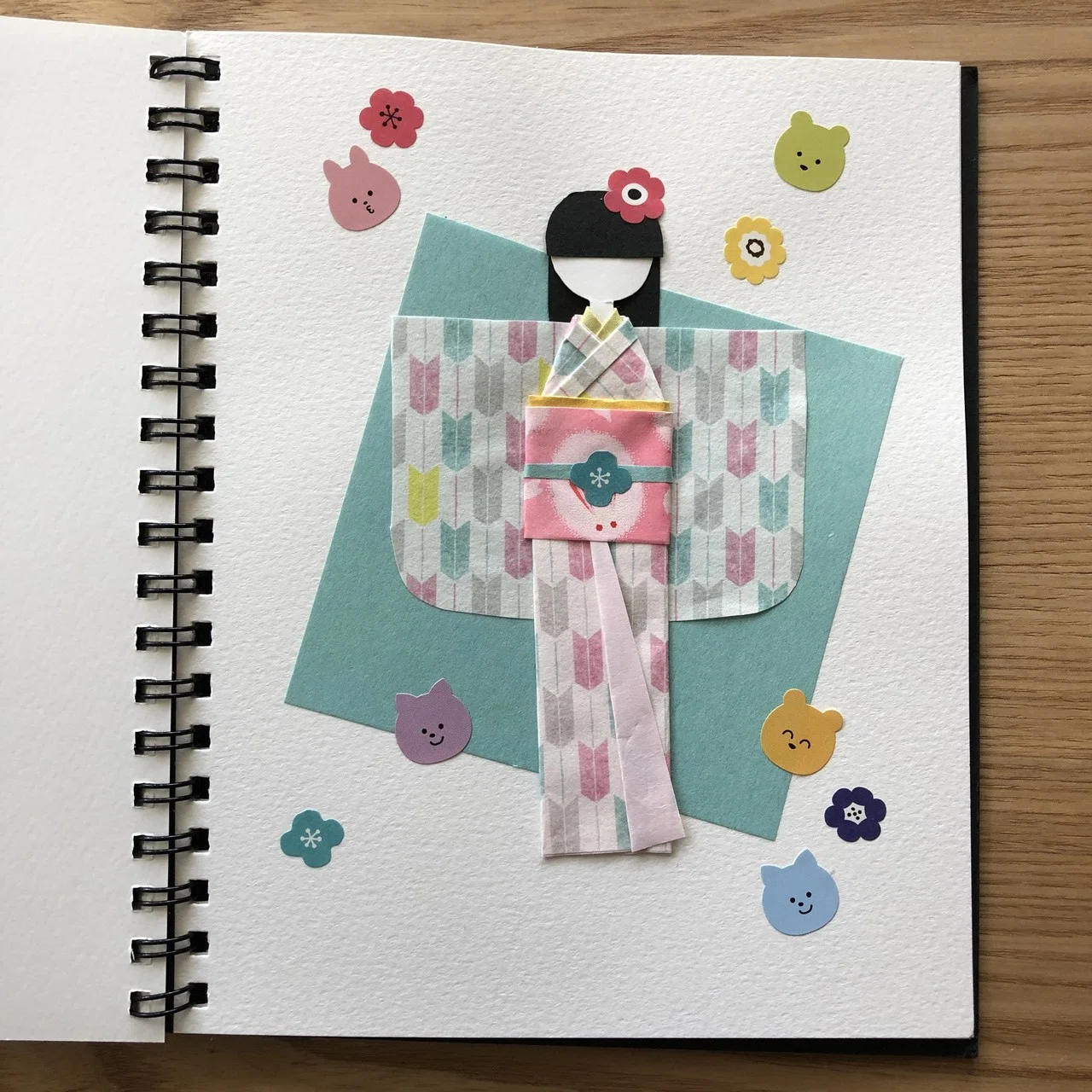 好きなこと集結させたら千代紙人形になった|am 好きなこと集結させたら千代紙人形になった|am