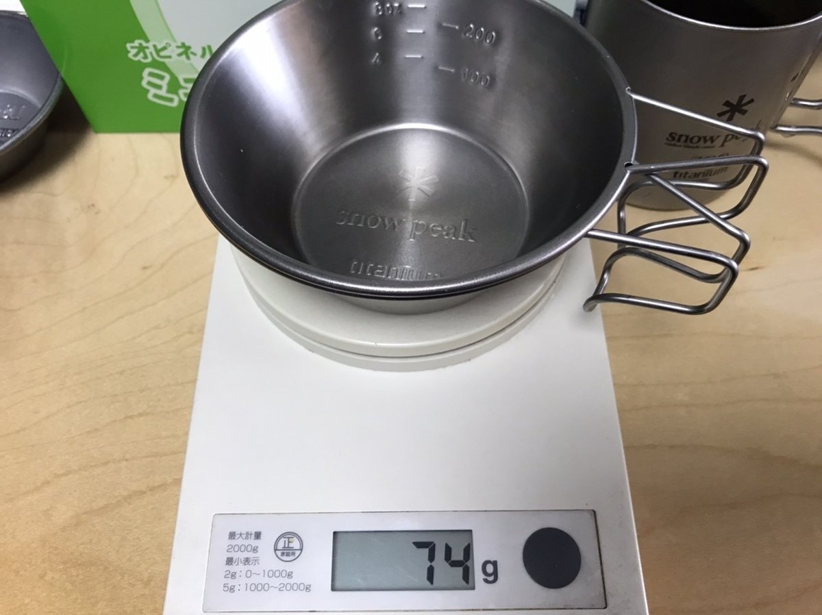 BE-PAL特別付録のミニ・シェラカップ 重たい…｜Niku Camp