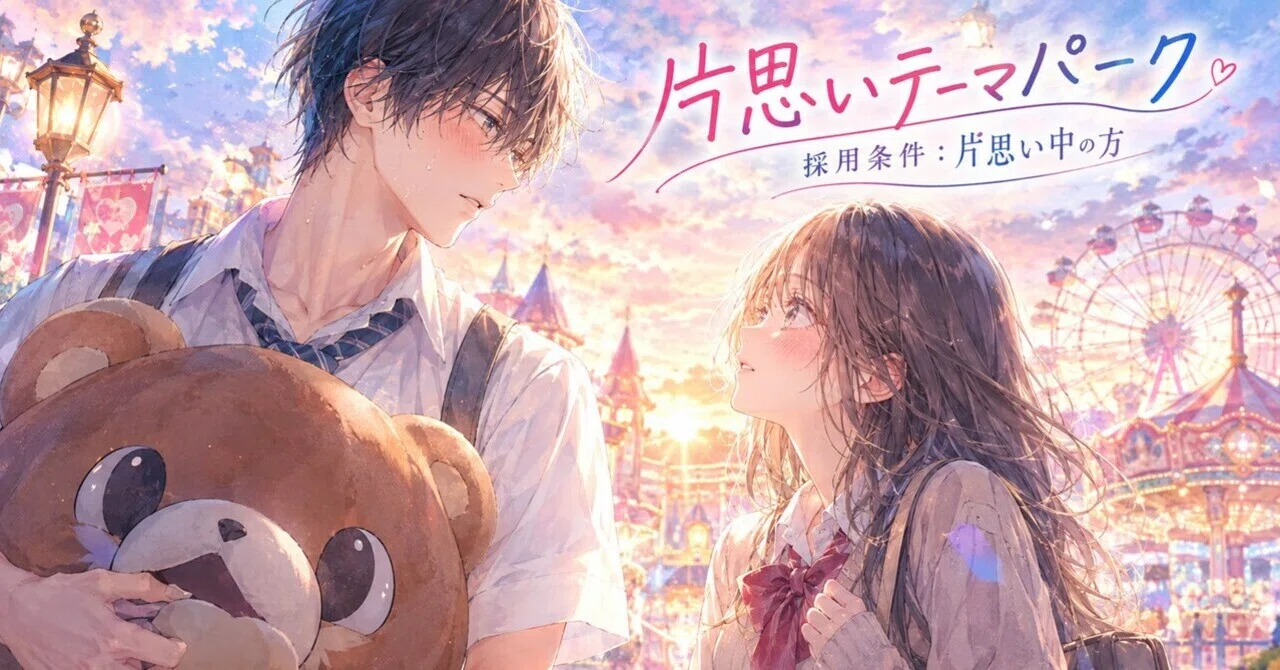 Hello Note Short Unrequited Love Theme Park | Weekly Short-Short Note|つぶあん|不養生なあずき