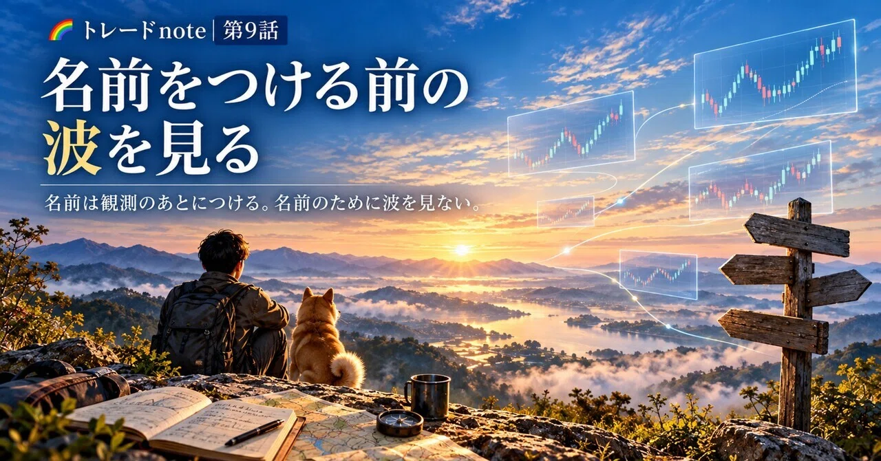 Episode 9 | Watching the wave before naming it.｜Shiba｜トレード実験室