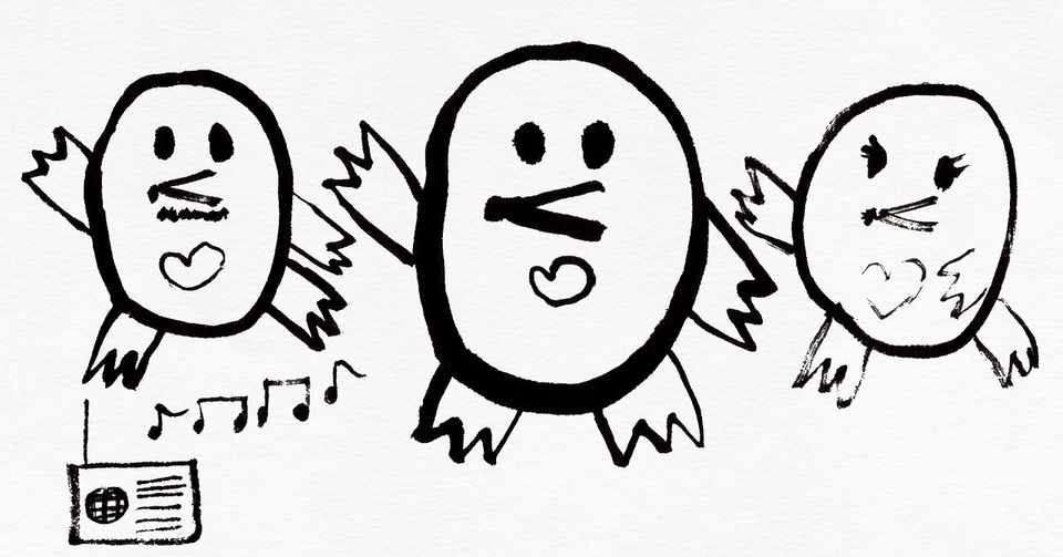 ８月１０日は 健康ハートの日 子どもが筆で絵を書いてみました こどものための書き方教室 Note