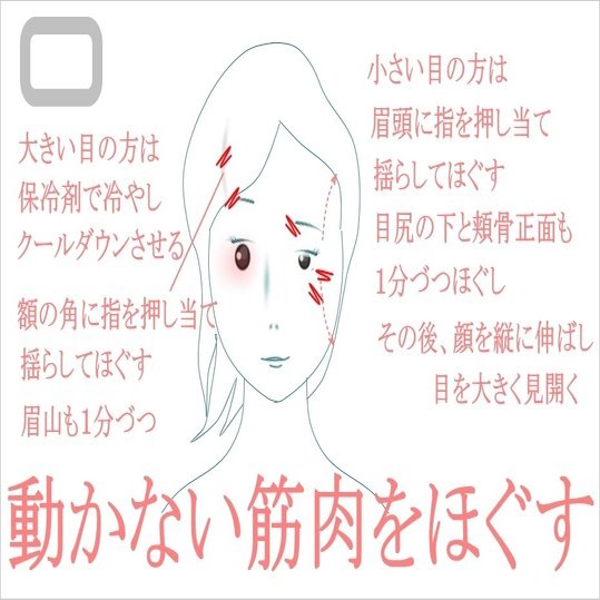 左右で目の大きさが違う 揃える治す方法 お顔の整体師 戸塚哲春 Note
