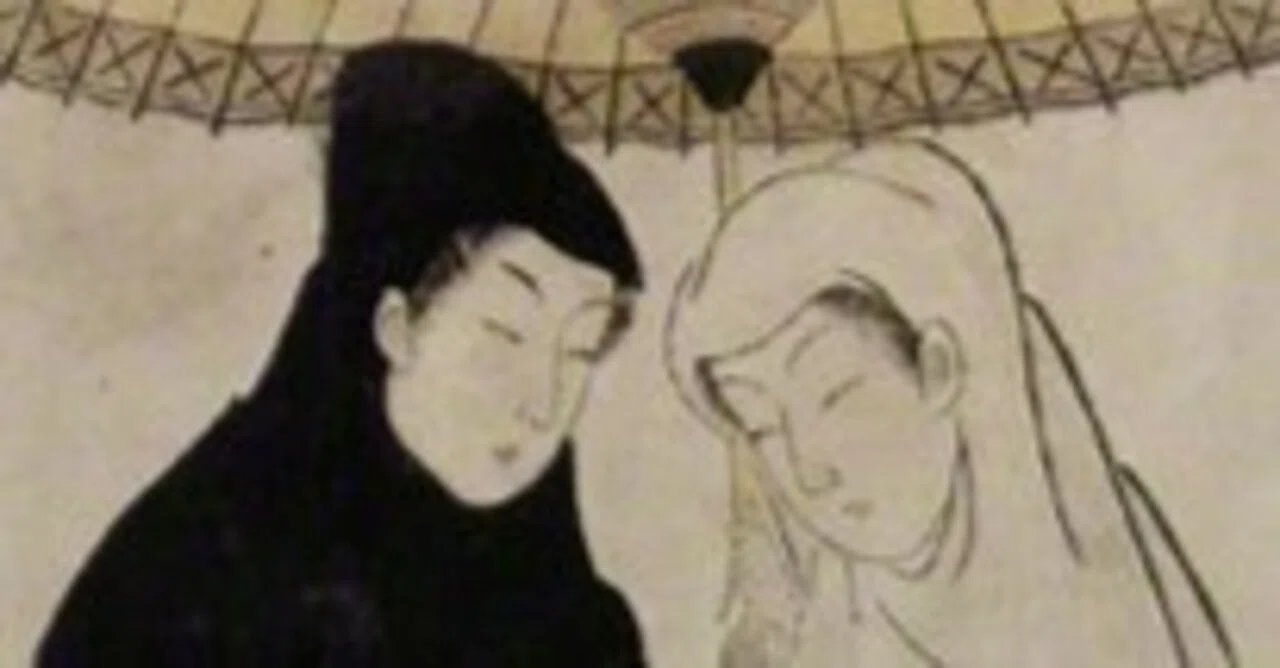 夢の途中の＜男＞と＜女＞～鈴木春信「雪中相合傘」～｜大村哲弥