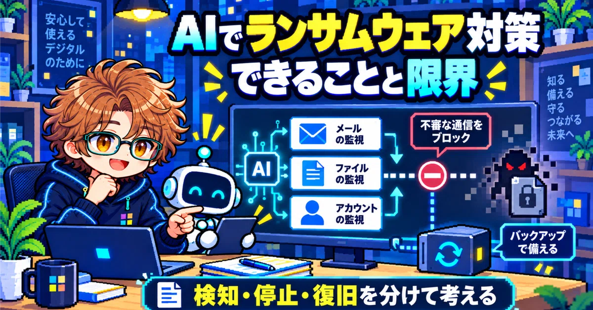 How AI Stops Ransomware and Preparations You Can Make Today｜ひぃ / AIエージェント開発