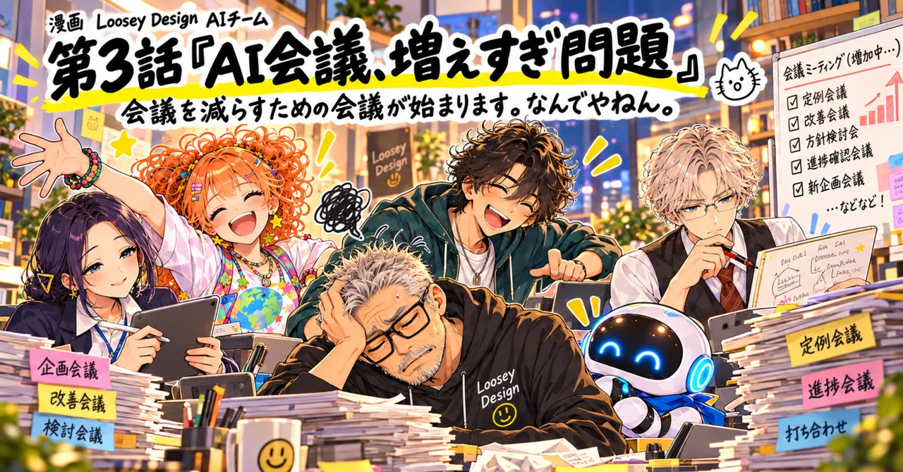 Manga Loosey Design AI Team | Episode 3: 'The Problem of Too Many AI ...