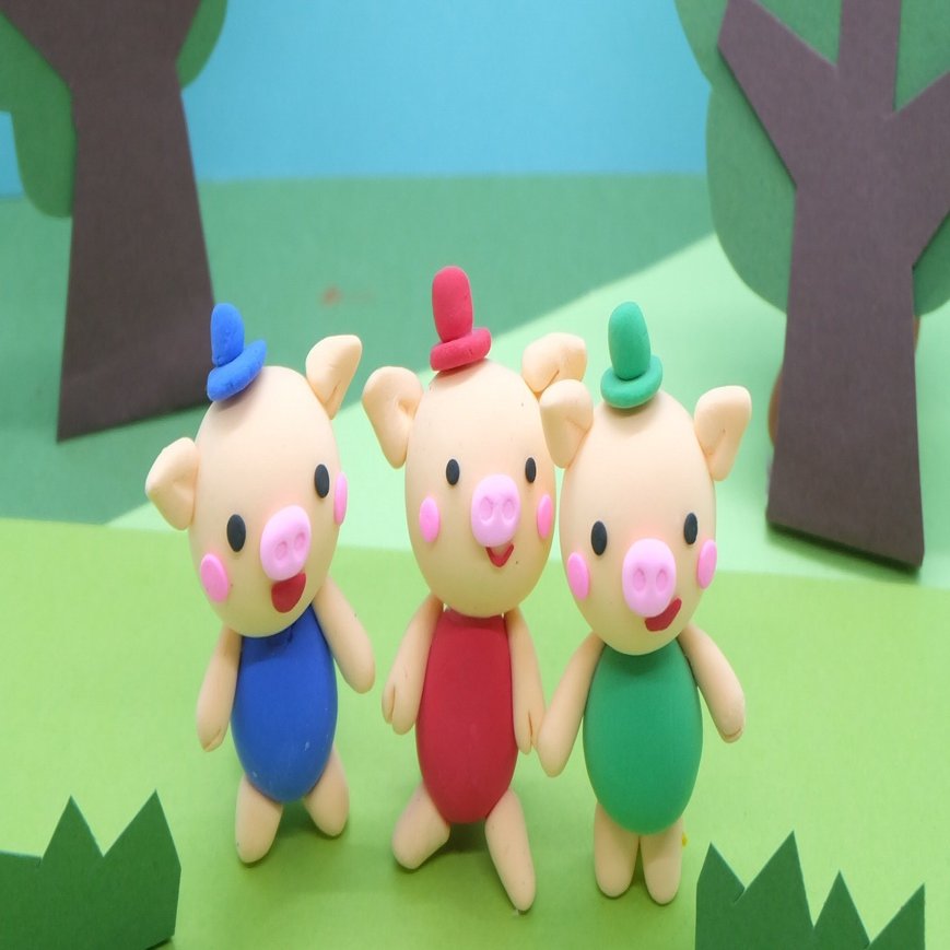 レドラプラスチック　LEDRAPLASTIC 3匹のこぶた レドラプラスチック ミッキー・ドナルド・グフィー | used novo..ブログ