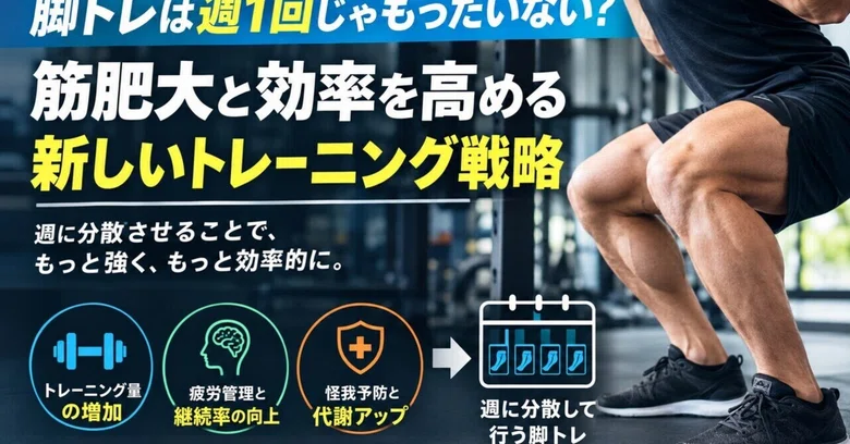 Is training legs once a week a waste? New training strategies to ...