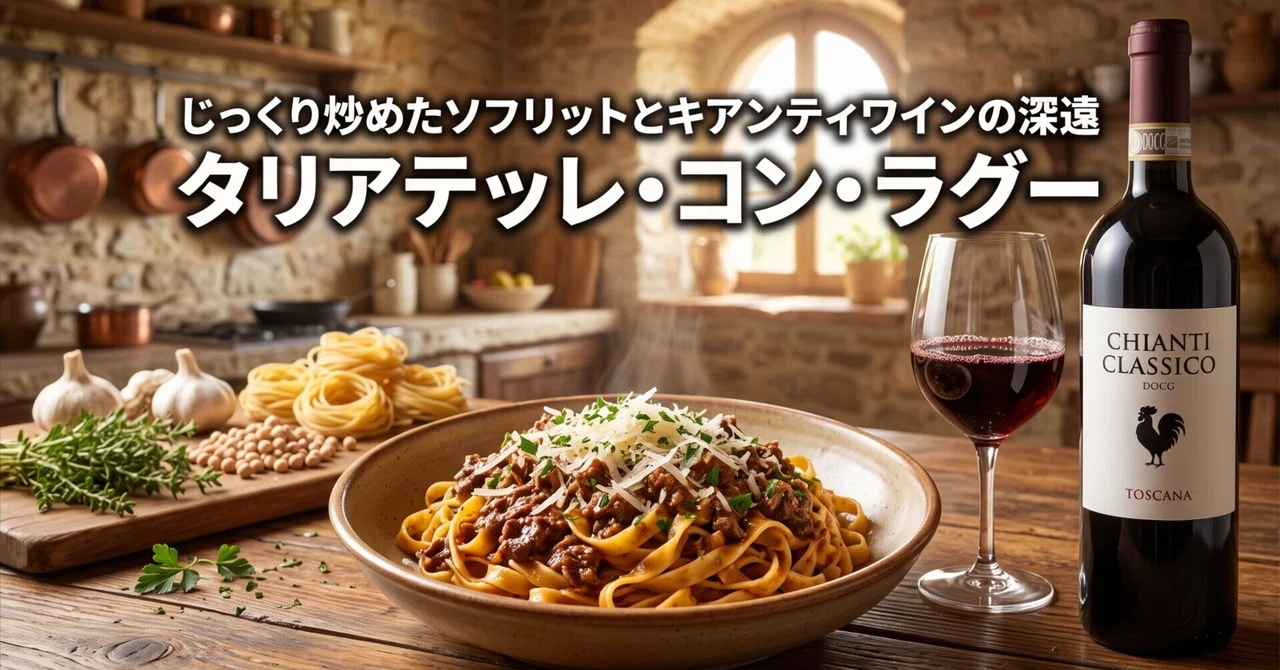 The profundity of slowly sautéed soffritto and Chianti wine ...