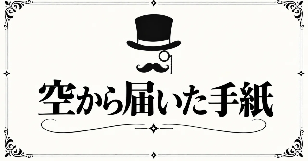 A Letter from the Sky | #KinokoBookstore｜認識のミステリ