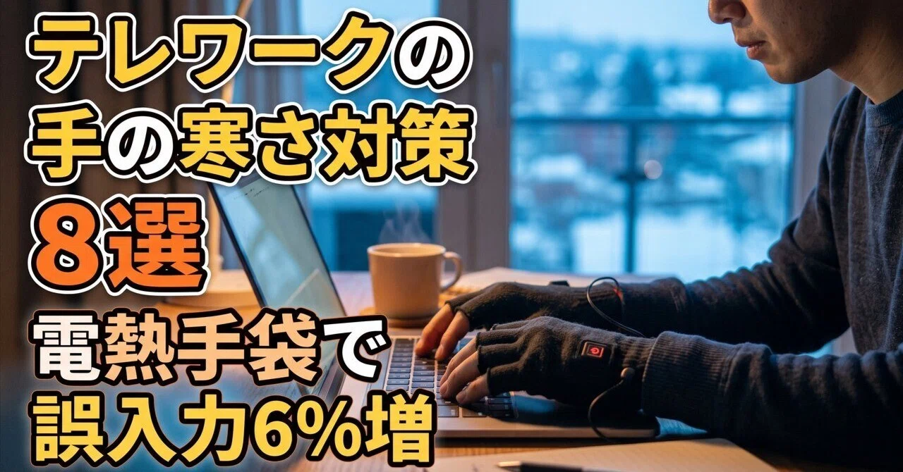 Teleworkign 8 Ways to Combat Cold Hands While Teleworking | 6% Increase in Typing ...