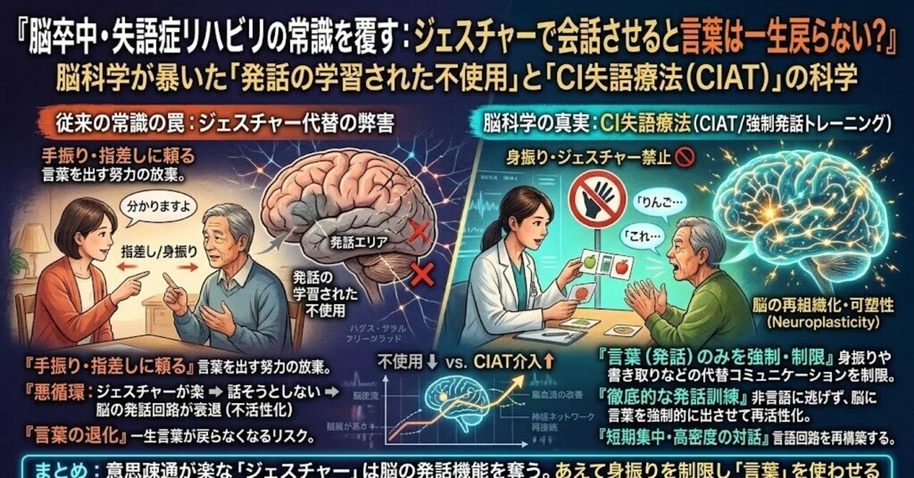 Overturning Common Sense in Stroke and Aphasia Rehabilitation: Does ...