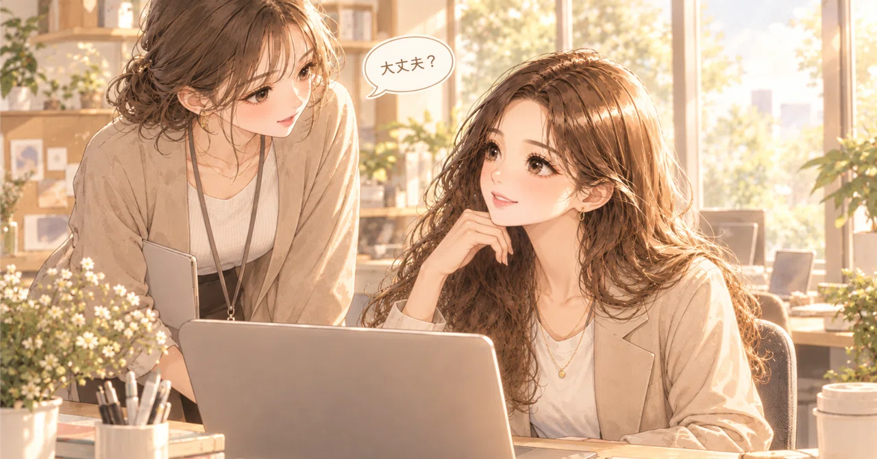 Me, answering 'I'm fine' to 'Are you okay?'｜おこめのおへや