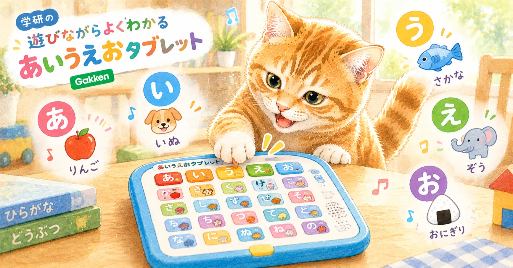 2歳児～遊びながらひらがな・カタカナを学べる知育玩具｜学研