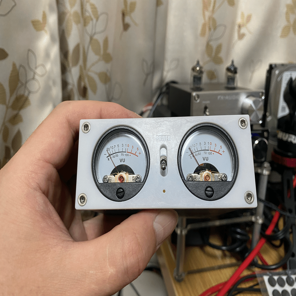自作VUメーター完成しました＼(^o^)／｜晴れ男