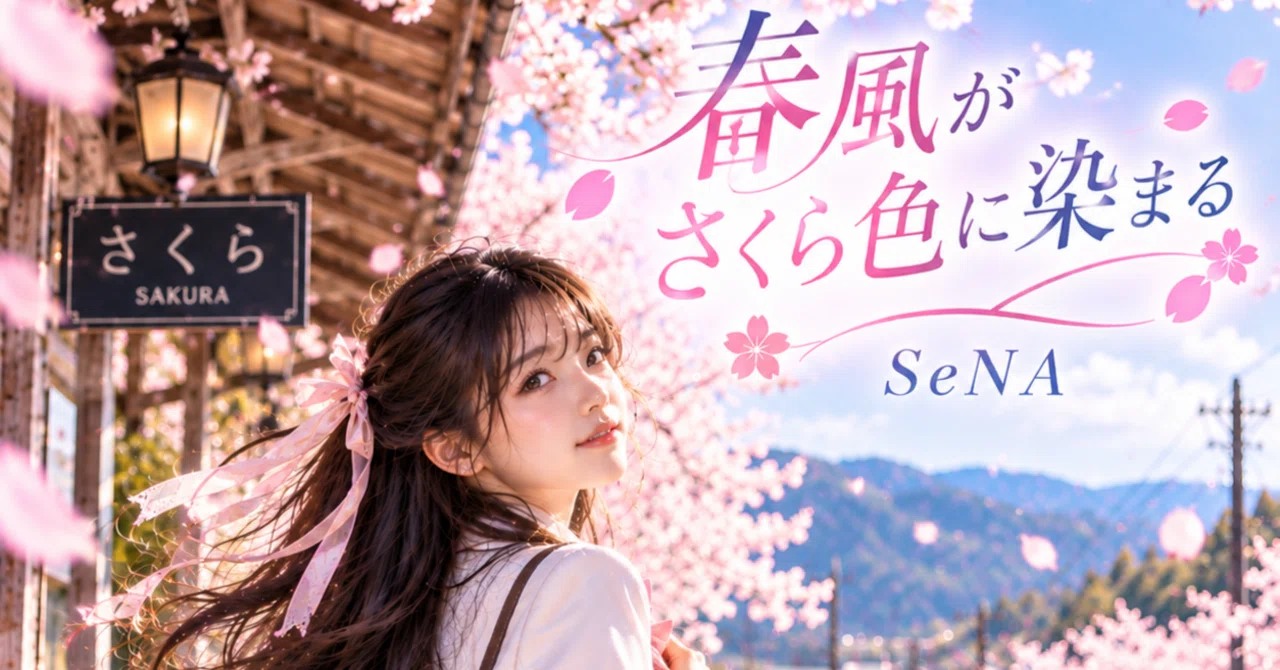 Generation Song starting with AI Diva SeNA's 'Spring Breeze Dyed in ...