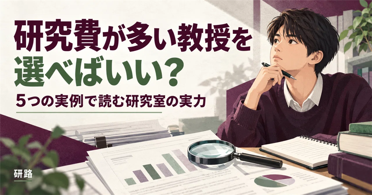 Should you choose a professor with a large research budget ...