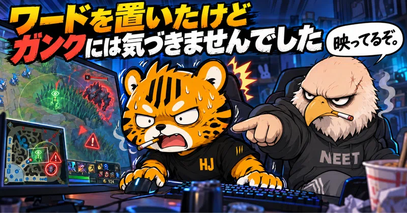 lol-lolあるある「ワードを置いたけどガンクには気づきませんでした」