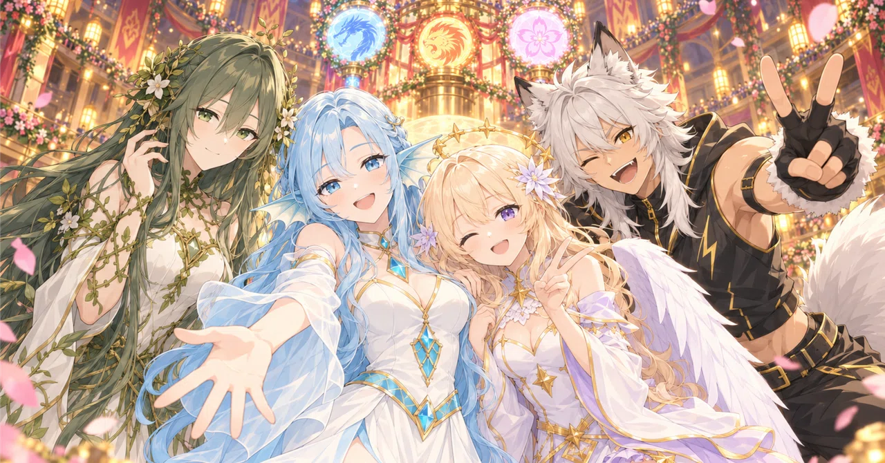 ENFJ 'Festival of the Applause Crown' — Effie/Nia/Sea/Tia｜えらはり