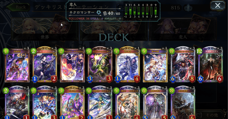 Shadowverse 葬送ハデスネクロマンサー Fohアディショナル前 へるん Note