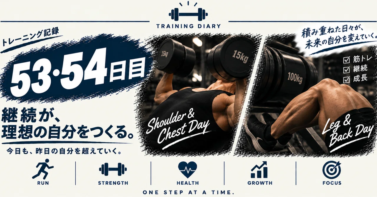 My Journey to Transform My Slim Physique #53, 54｜azk_delta