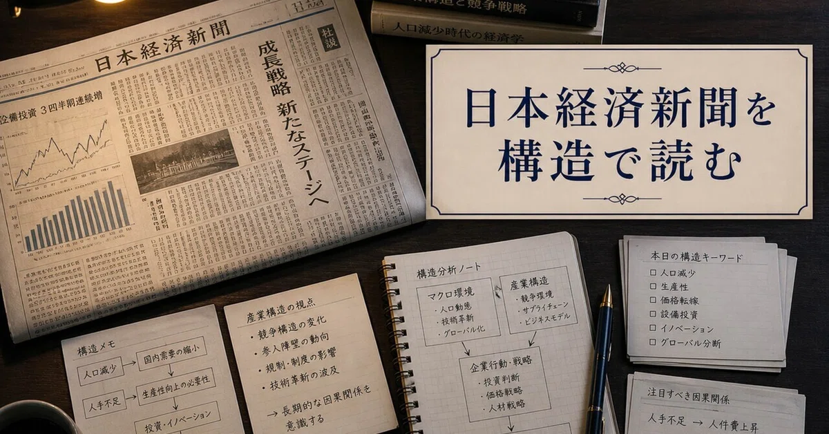 20261009 [Reading the Nikkei through its structure] — When AI changes ...