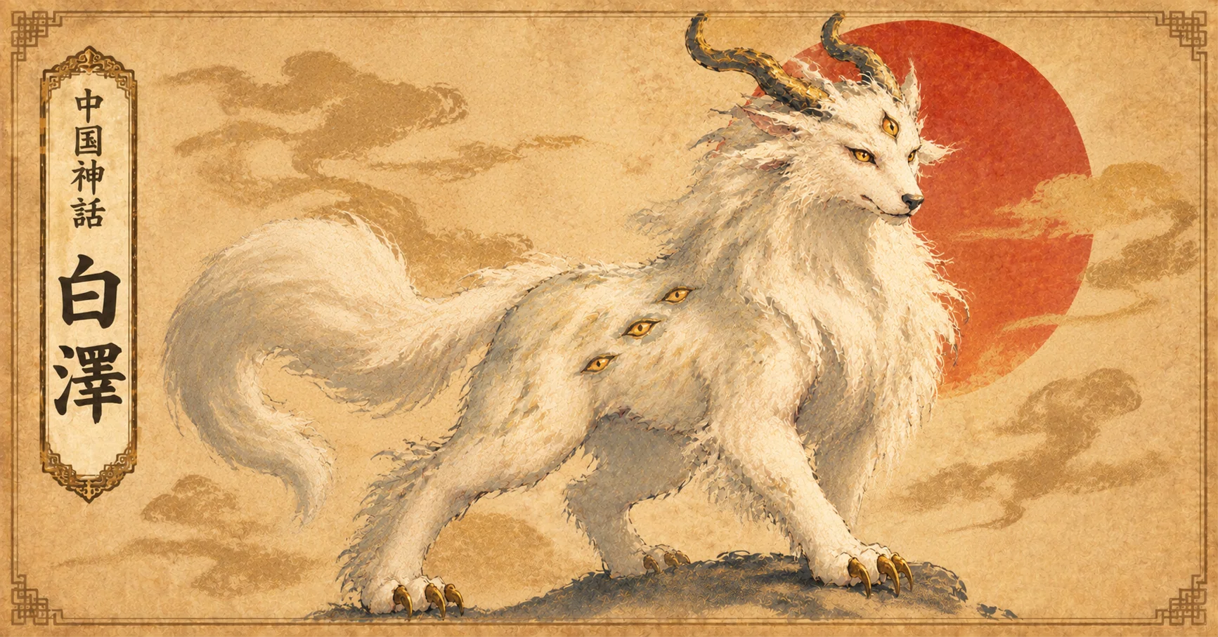 中国神話】白澤 ― 妖怪を知り尽くす「知識の神獣」｜華流案内人 AKI