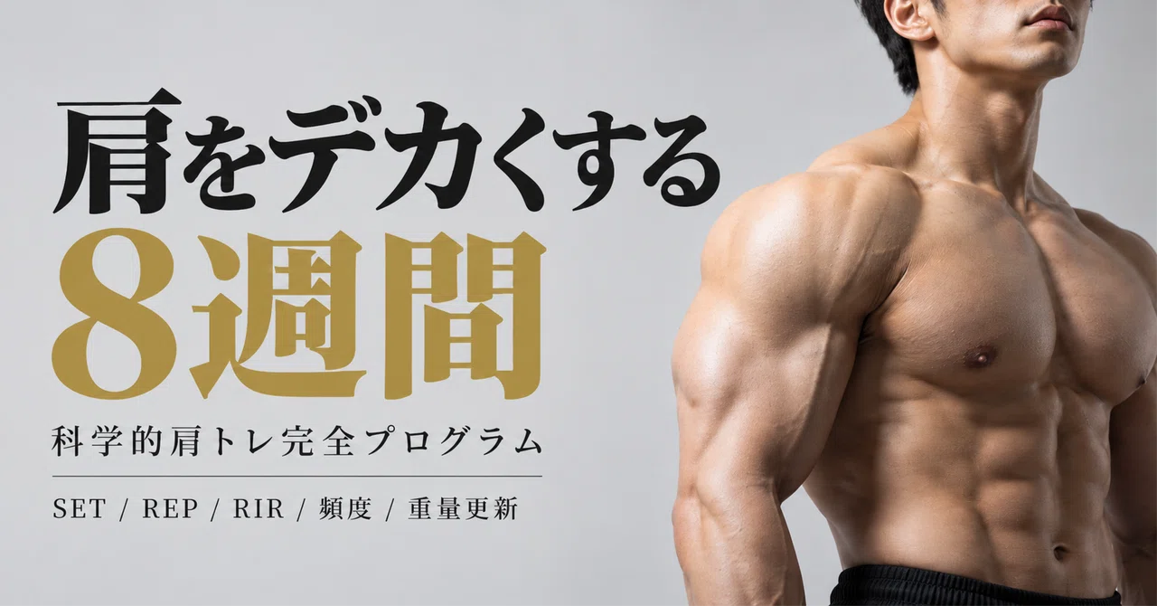 8-Week Program to Build Bigger Shoulders | Fully Designed with ...