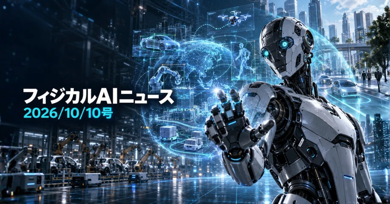 Physical AI News (October 10, 2026 Issue)｜Yasuhito Morimoto